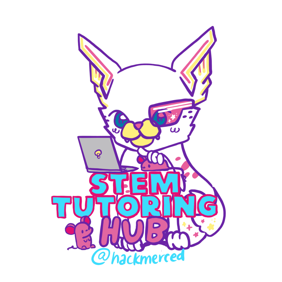HackMerced X and STEM Tutoring Center Collaboration Sticker by Emi Rueth